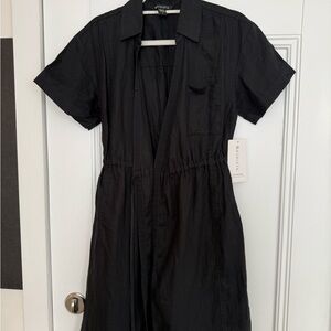 Black Short Sleeve Dress